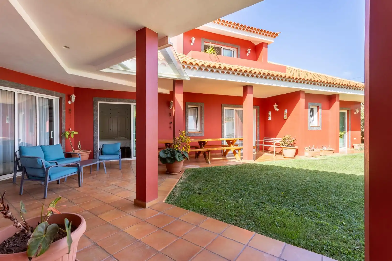 Terraza de Casa o chalet en venta en Puerto de la Cruz con Calefacción, Jardín privado y Parquet