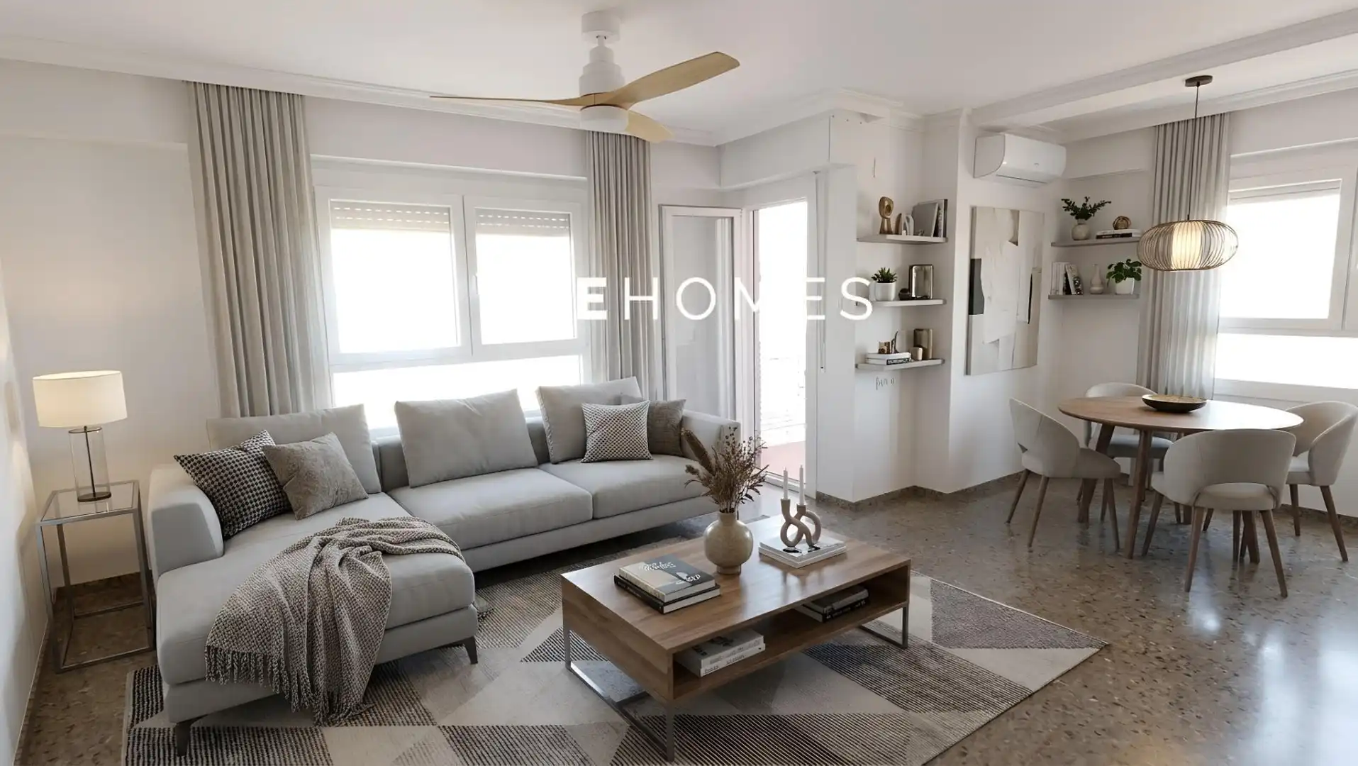 Living room of Flat for sale in Alcoy / Alcoi  with Air Conditioner, Terrace and Storage room