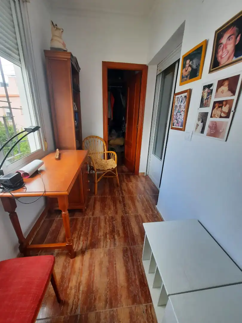 Bedroom of Apartments for rent in Badajoz  with Air Conditioner, Terrace and Furnished