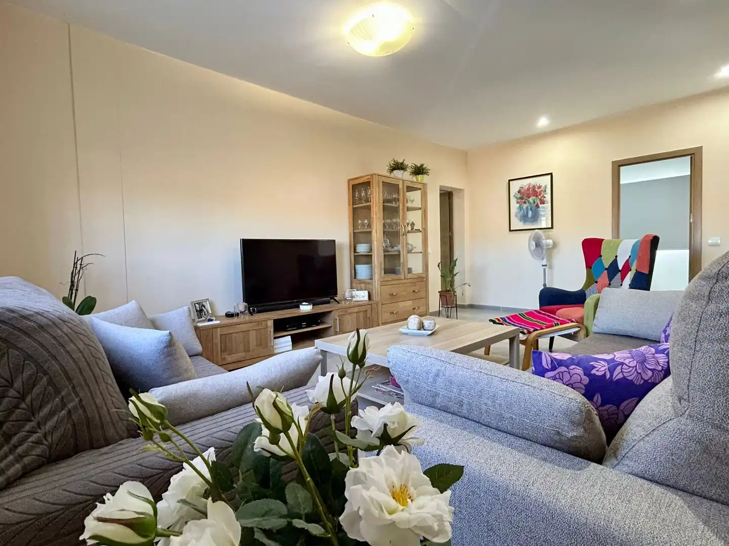 Sala d'estar de Casa o xalet en venda en Tuineje amb Jardí privat, Terrassa i Traster