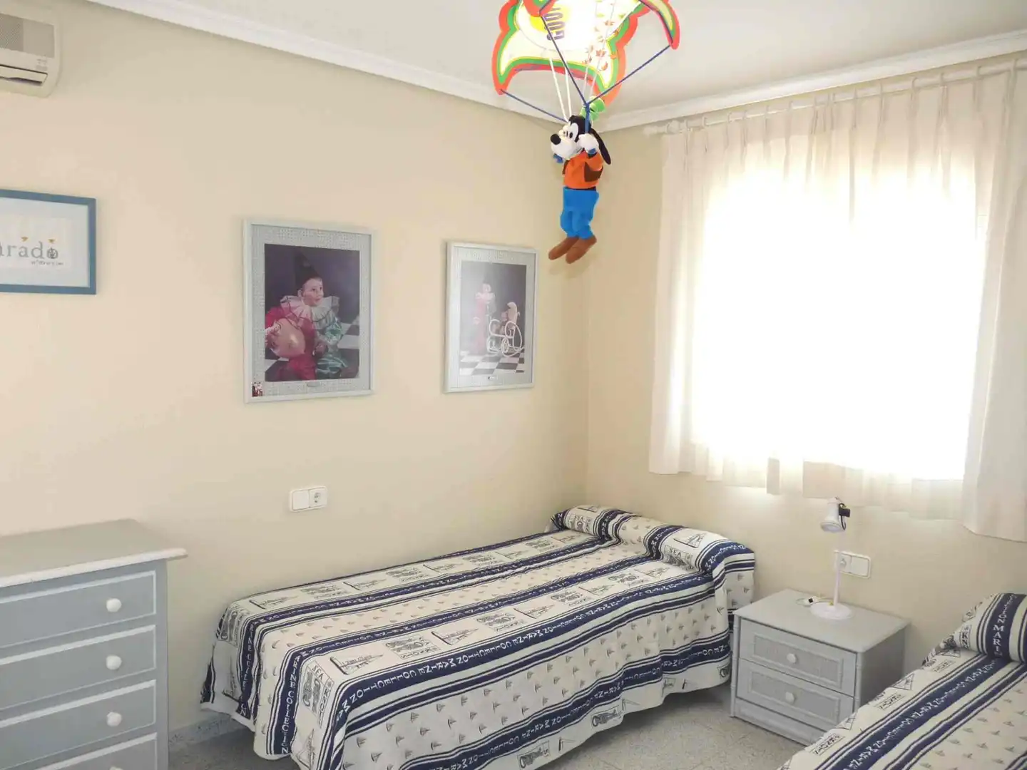 Dormitori de Casa o xalet de lloguer en Dénia amb Aire condicionat, Jardí privat i Terrassa