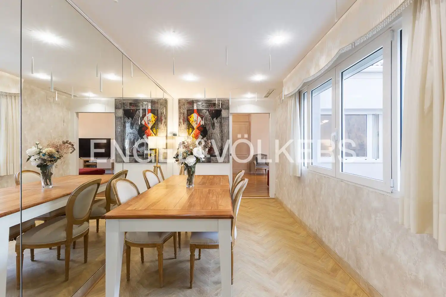 Dining room of Houses for sale in Valencia  with Air Conditioner, Heating and Terrace