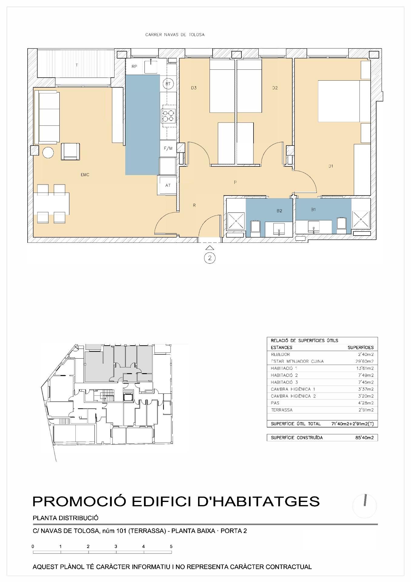 Planta baja for sale in Terrassa  with Air Conditioner, Heating and Parquet flooring