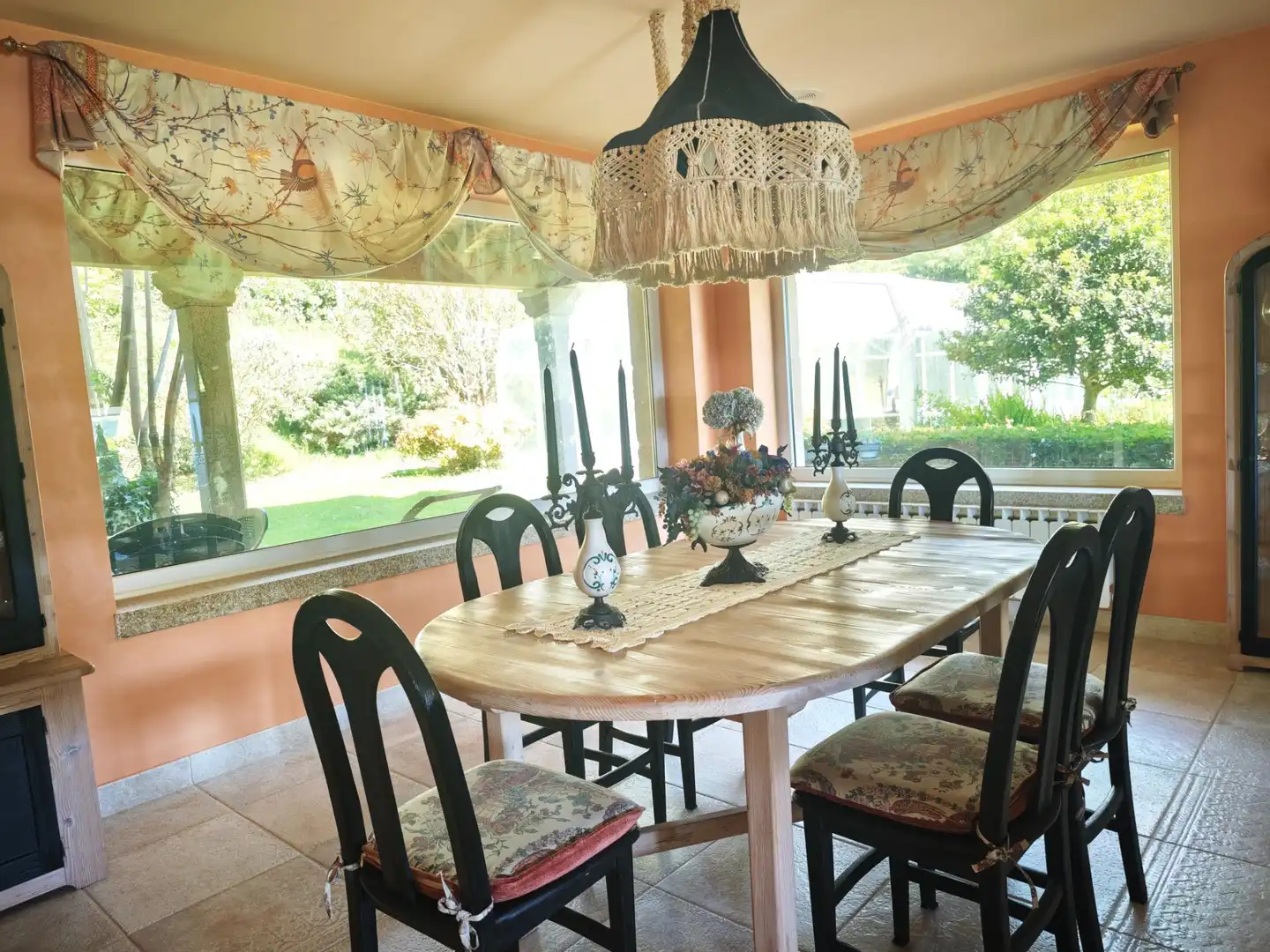 Dining room of Houses for sale in Vilarmaior  with Heating, Private garden and Storage room