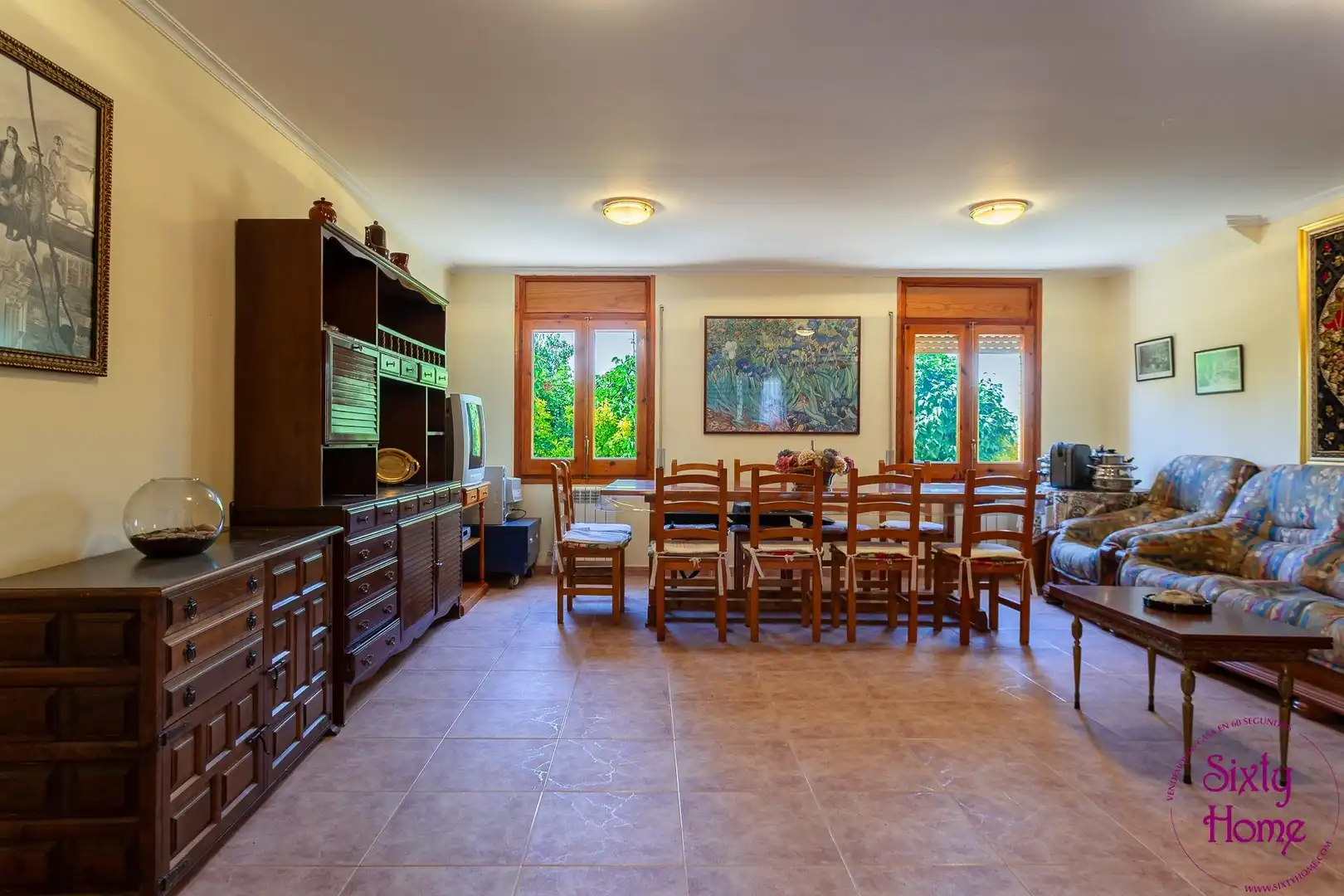 Comedor de Casa o chalet en venta en Angüés con Jardín privado, Terraza y Trastero