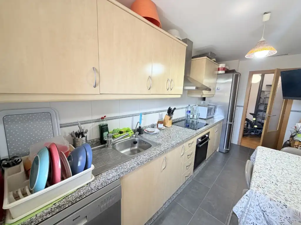 Küche von Maisonette zum Verkauf in Cocentaina mit Klimaanlage, Heizung und Terrasse