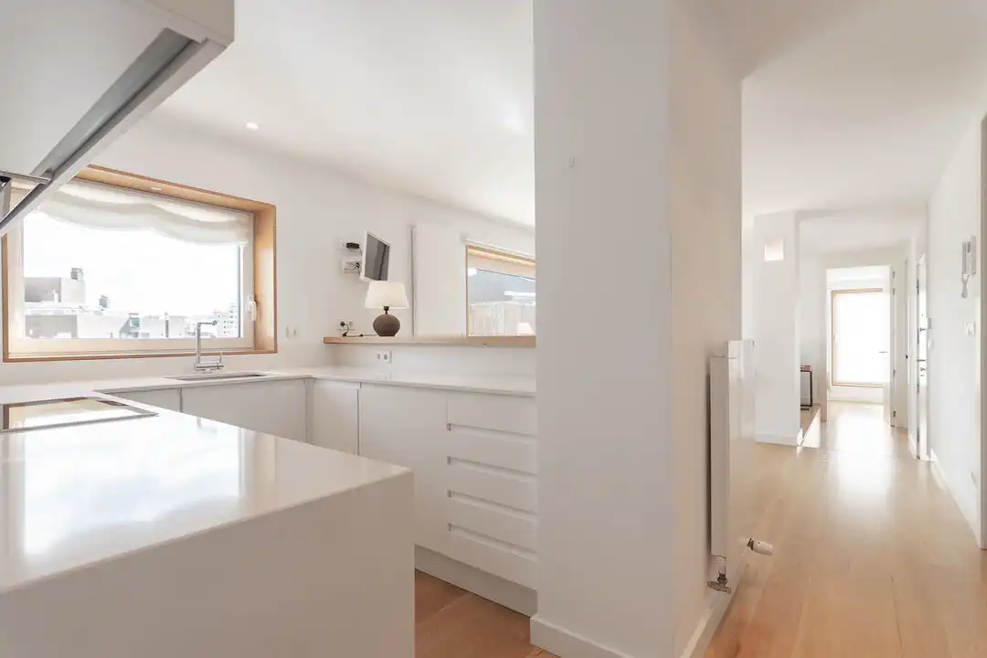 Cocina de Ático en venta en  Pamplona / Iruña con Calefacción, Terraza y Alarma