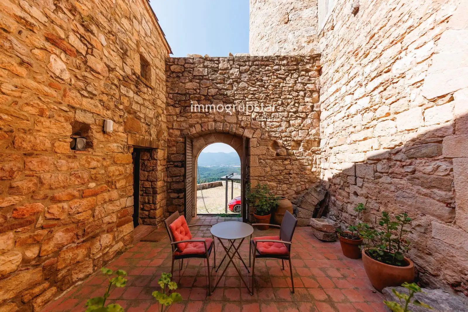 Terraza de Finca rústica en venta en Amer con Trastero
