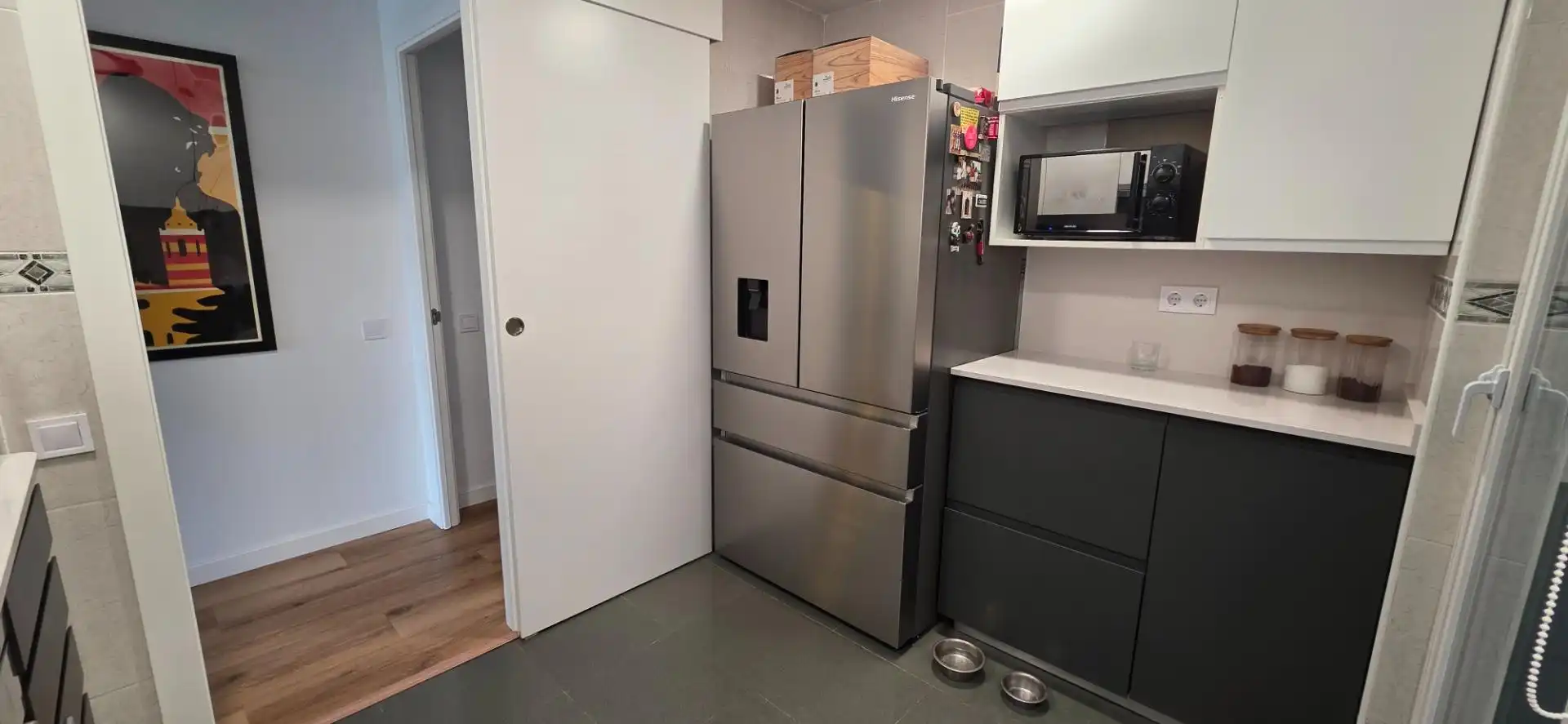 Cocina de Apartamento en venta en Sitges con Aire acondicionado, Calefacción y Jardín privado