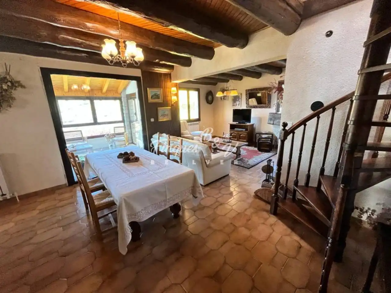 Dining room of Houses for rent in Dorres  with Heating, Private garden and Parquet flooring