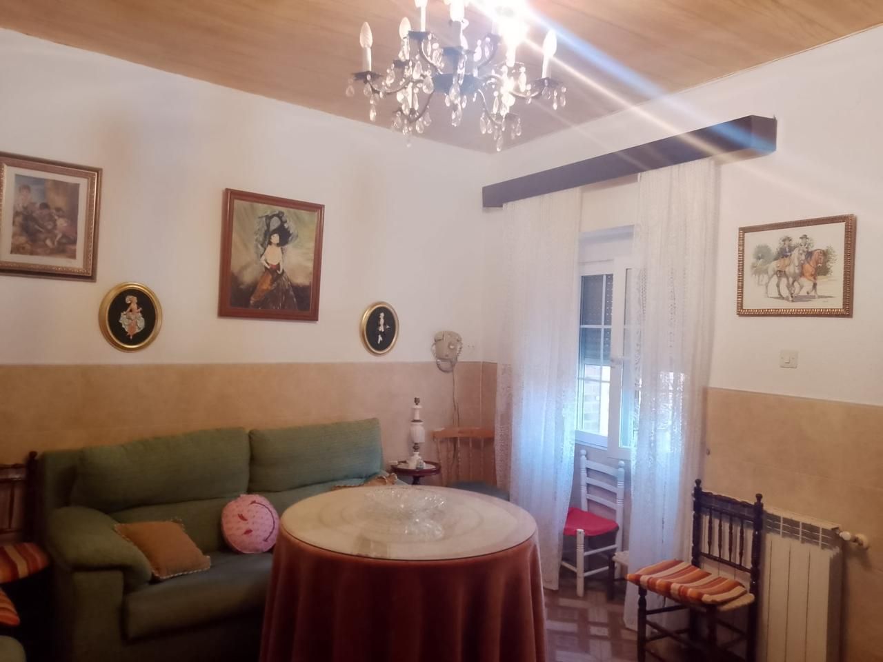 Sala d'estar de Finca rústica en venda en Hinojosas de Calatrava amb Terrassa