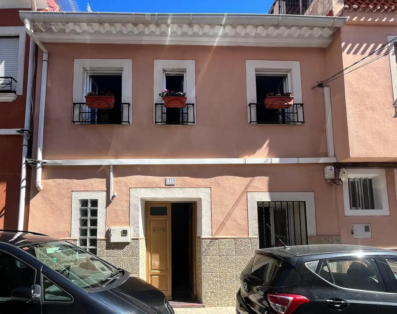 Exterior view of Houses for sale in Abarán  with Terrace and Furnished