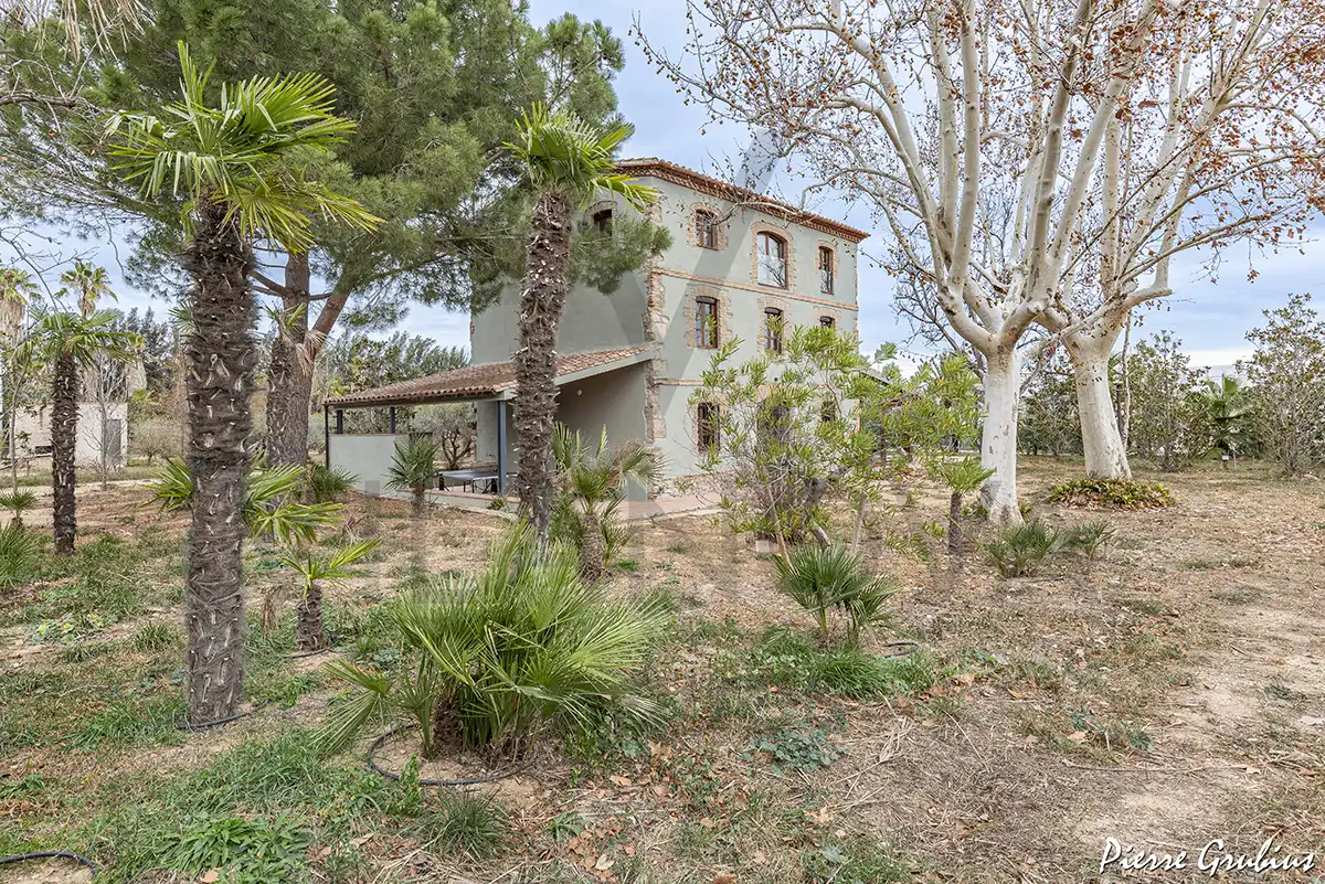 Vista exterior de Finca rústica en venda en Riudoms amb Calefacció, Jardí privat i Terrassa