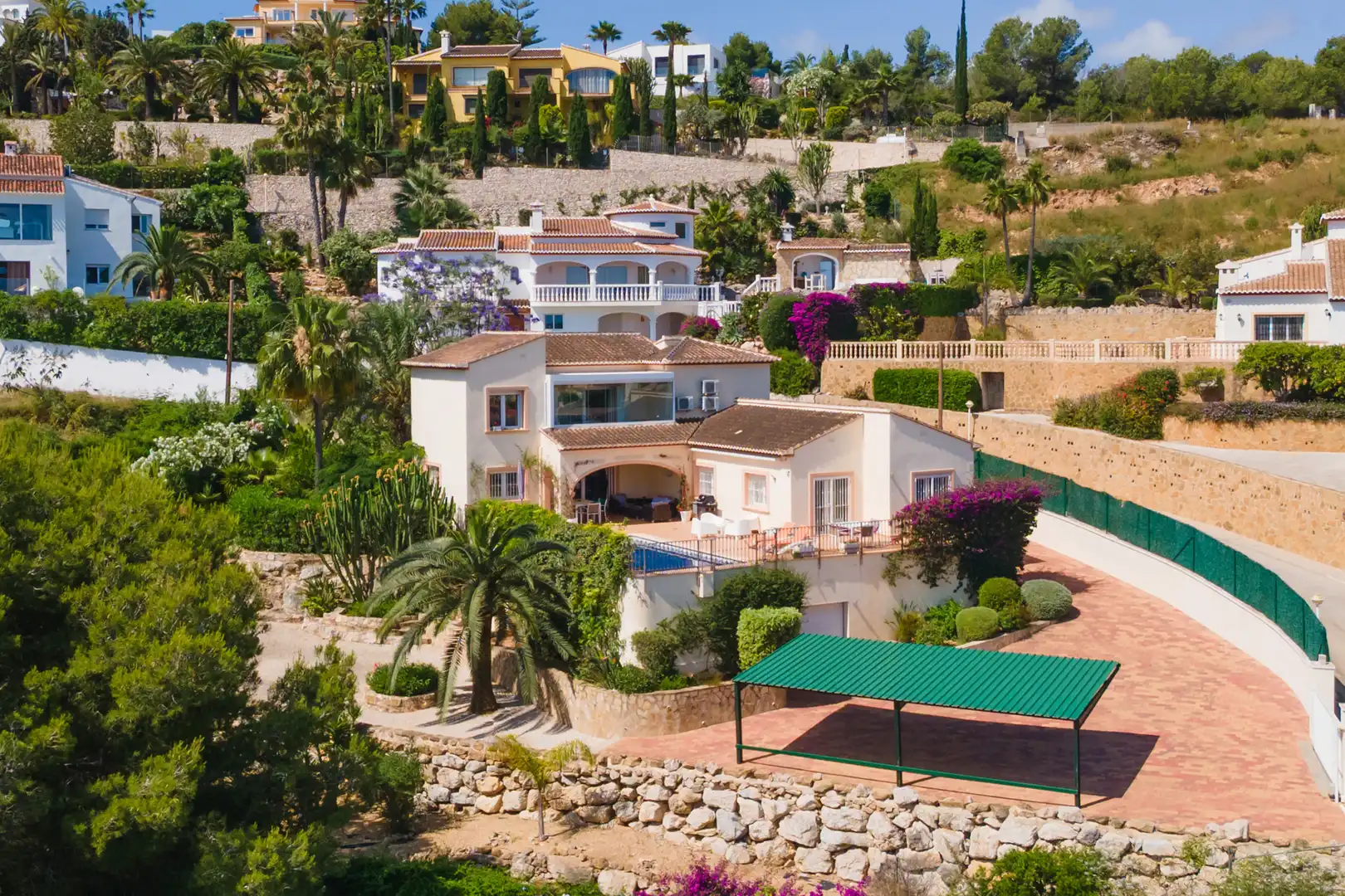 Vista exterior de Casa o chalet en venta en Jávea / Xàbia con Aire acondicionado, Jardín privado y Terraza