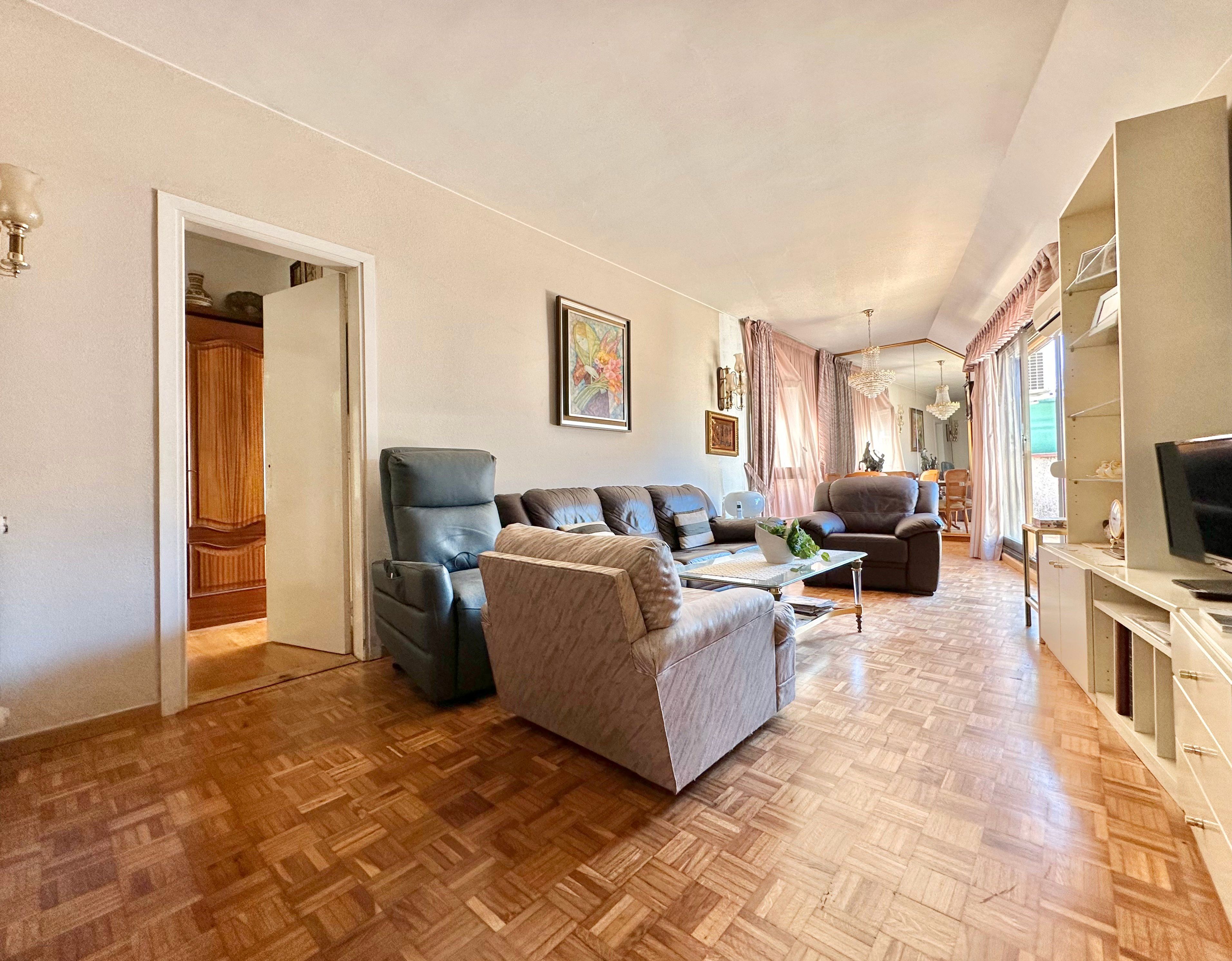 Living room of Flat for sale in  Barcelona Capital  with Terrace