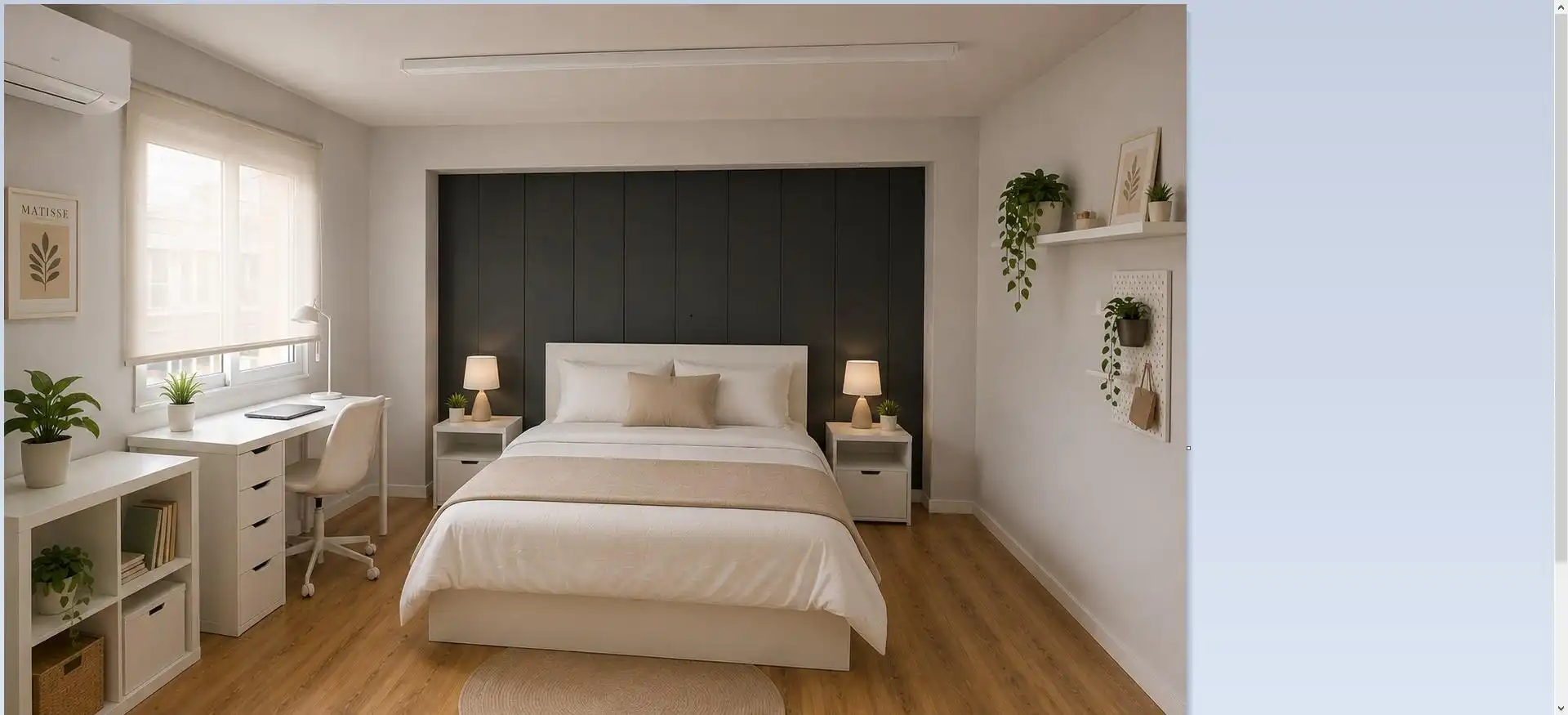 Bedroom of Flat for rent in Murcia  with Air Conditioner