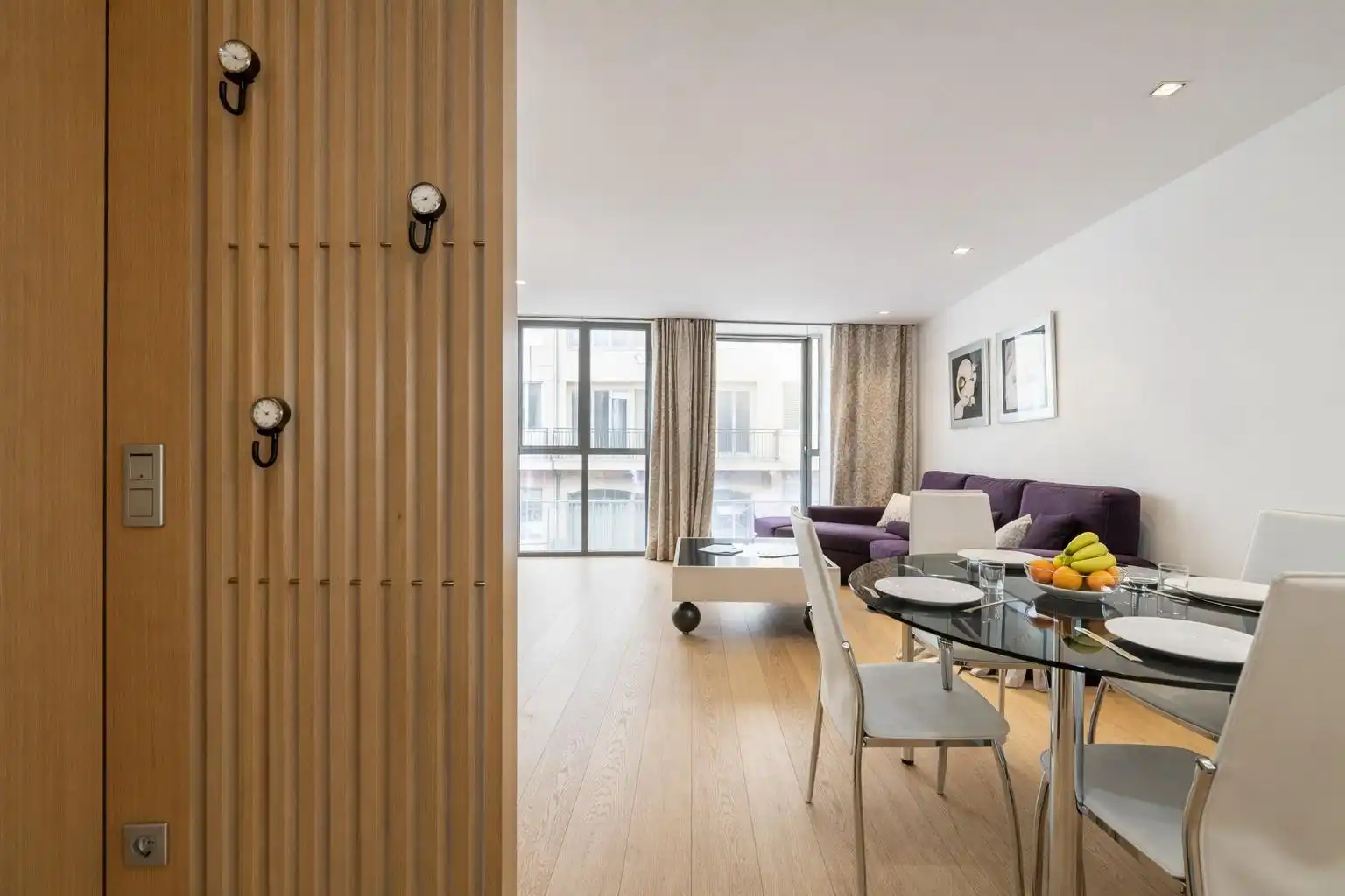 Sala de estar de Apartamento en venta en Alicante / Alacant con Aire acondicionado, Calefacción y Parquet