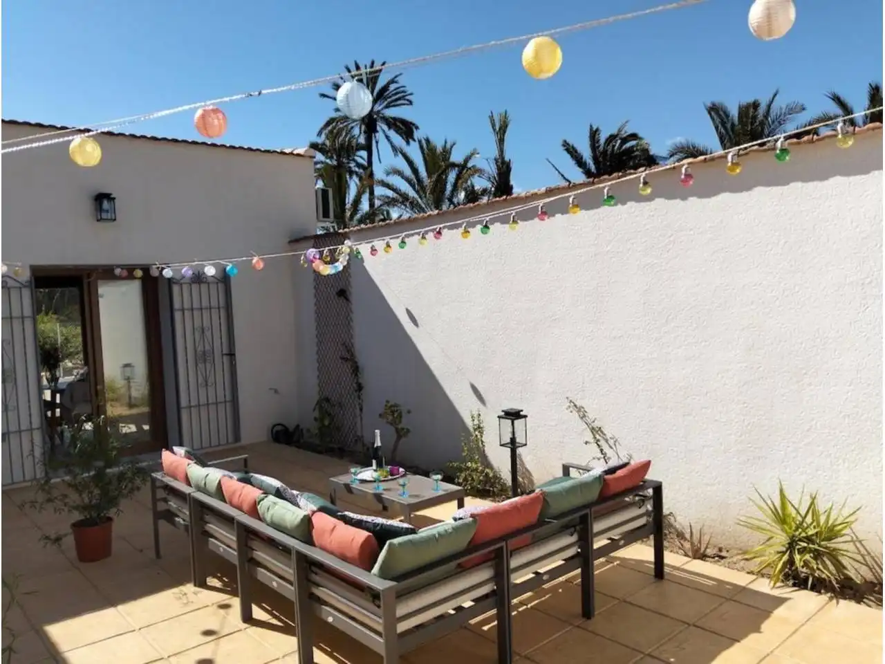 Terraza de Casa adosada de alquiler en Elche / Elx con Aire acondicionado, Terraza y Amueblado