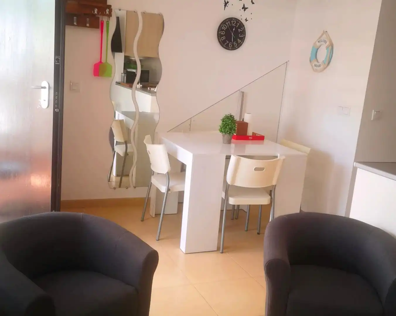 Menjador de Àtic en venda en Alhama de Murcia amb Aire condicionat, Calefacció i Jardí privat