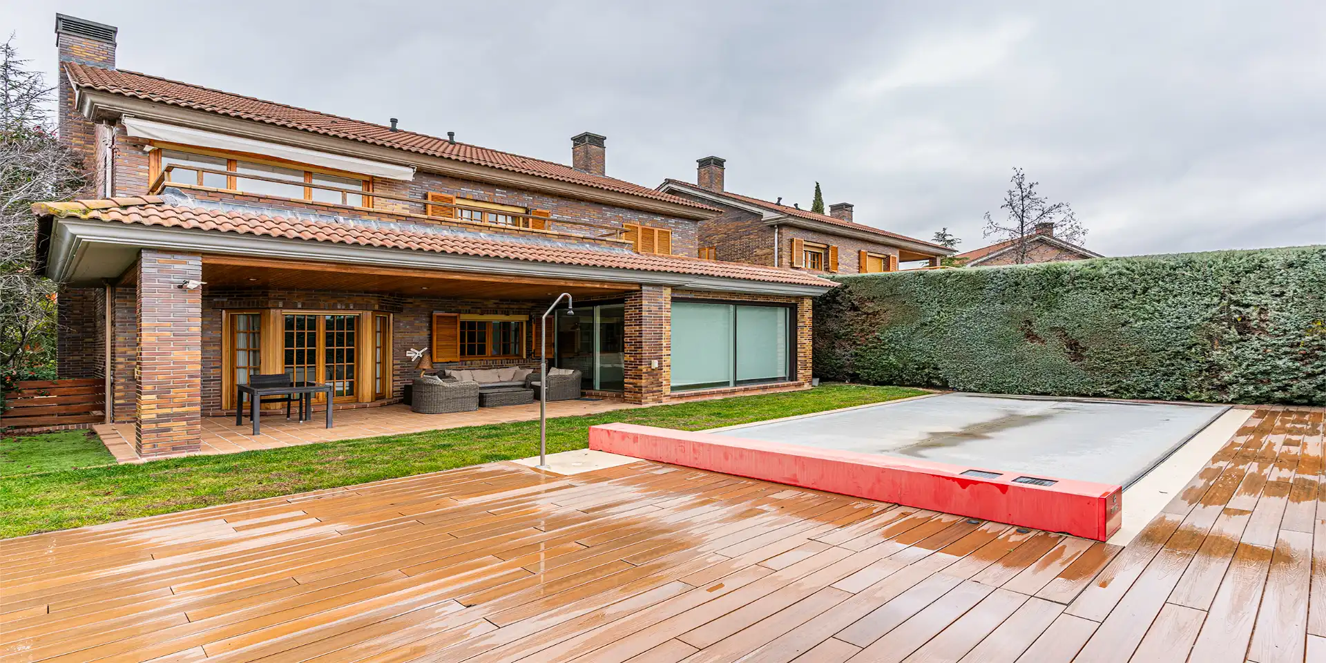 Terraza de Casa o chalet en venta en Las Rozas de Madrid con Aire acondicionado, Calefacción y Jardín privado