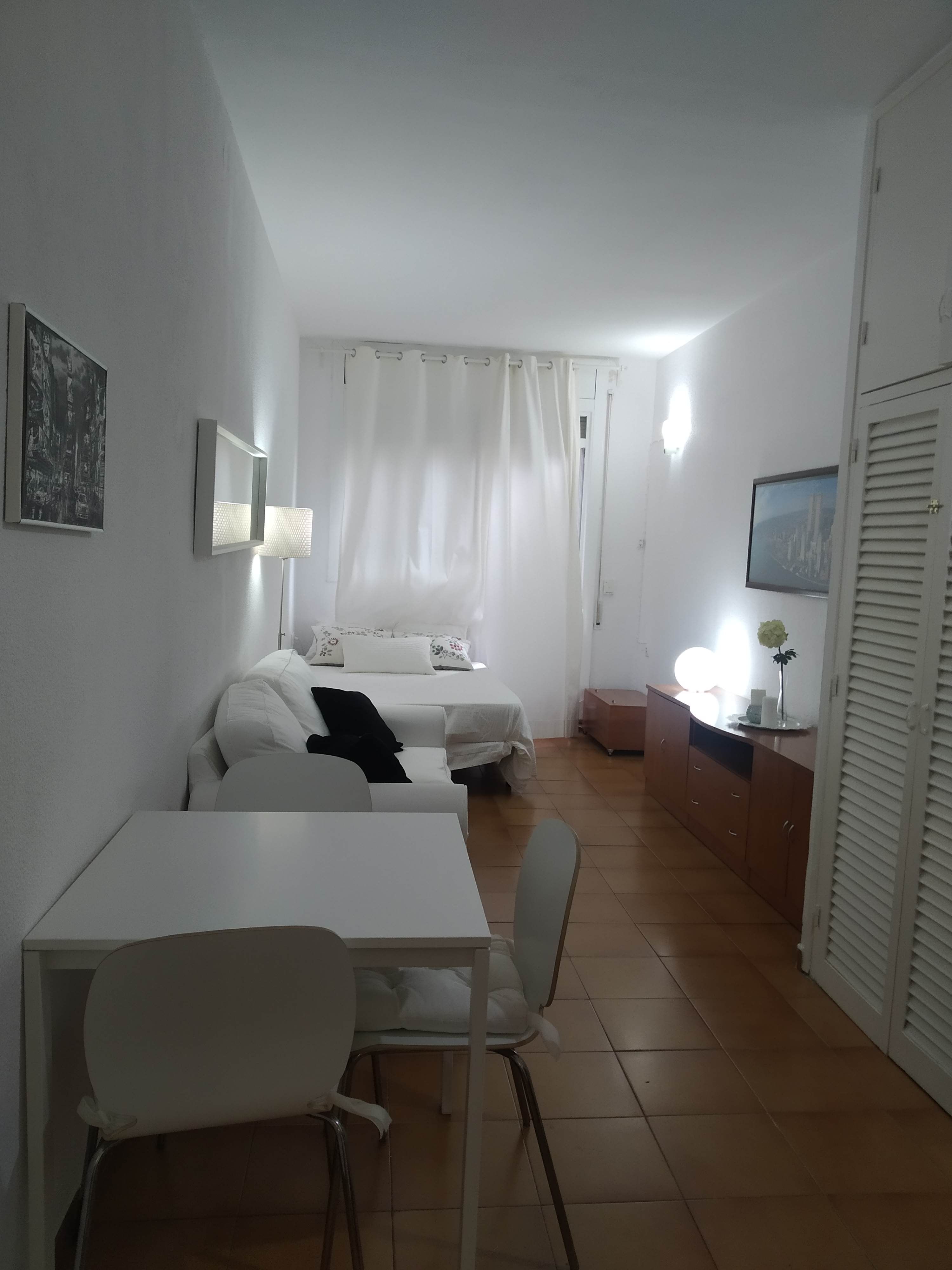 Dormitori de Loft de lloguer en  Barcelona Capital amb Terrassa i Moblat