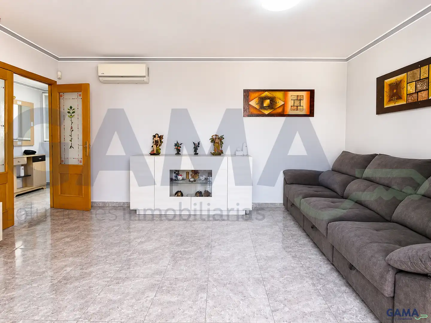 Sala de estar de Piso en venta en Carcaixent con Aire acondicionado y Trastero