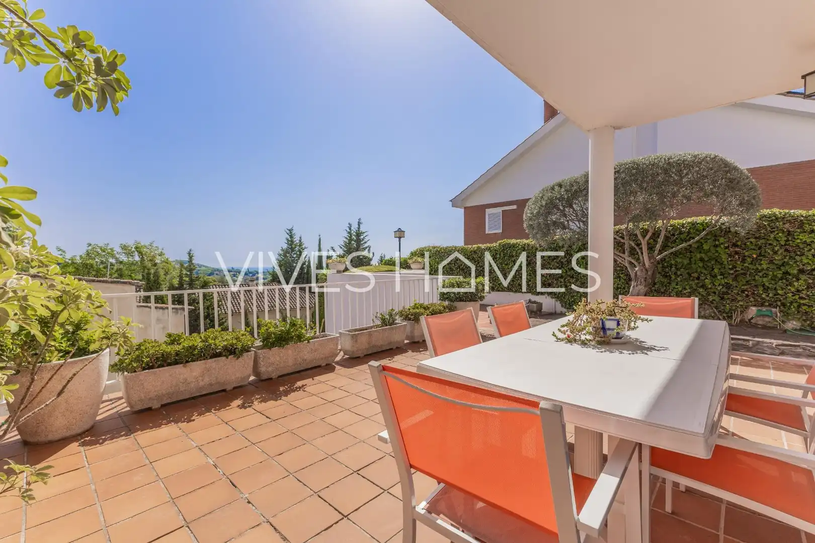 Terrassa de Casa adosada en venda en Sant Andreu de Llavaneres amb Calefacció, Jardí privat i Terrassa