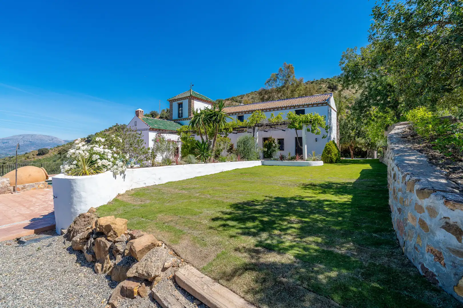 Jardí de Finca rústica en venda en Álora amb Aire condicionat, Calefacció i Jardí privat