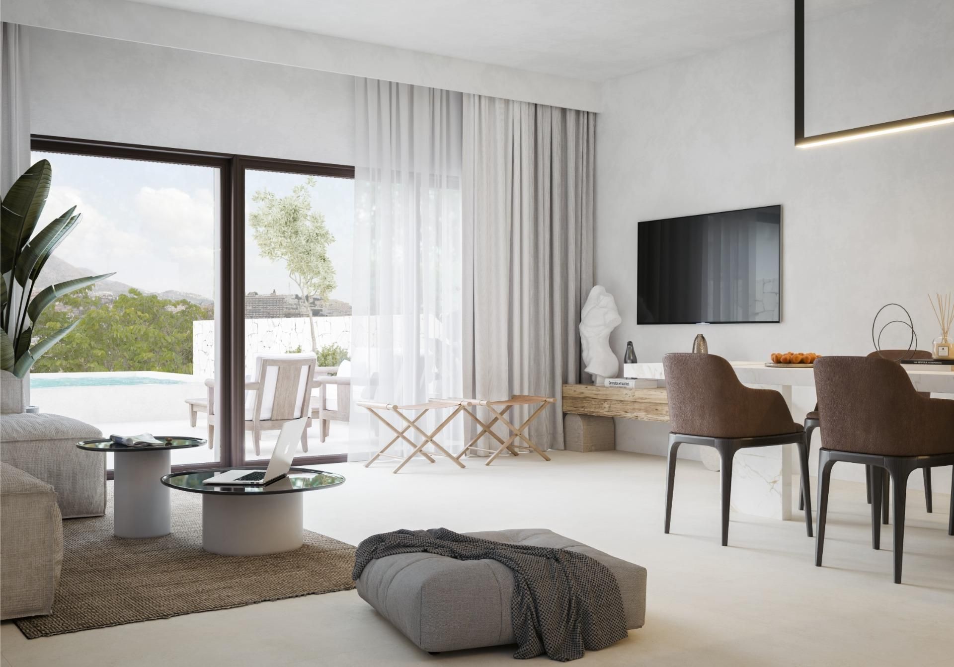 Living room of Single-family semi-detached for sale in Fuengirola  with Air Conditioner, Heating and Private garden