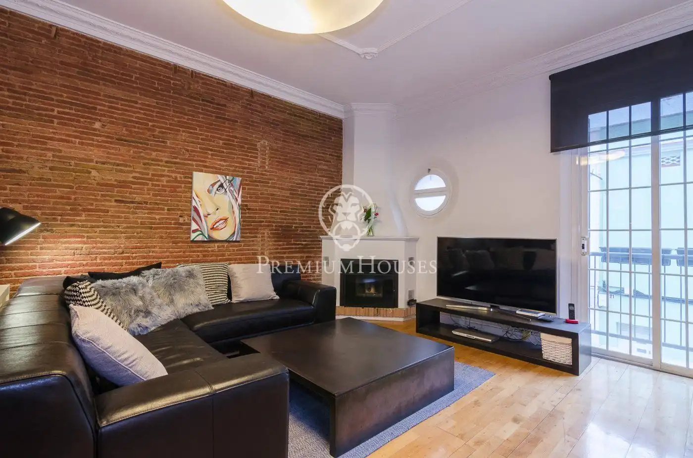 Sala de estar de Casa o chalet en venta en Mataró con Calefacción y Parquet