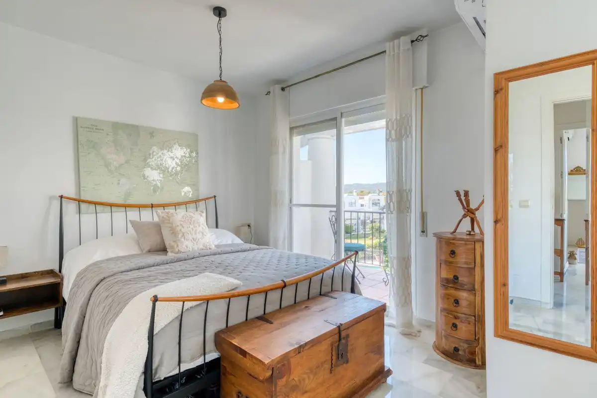 Bedroom of Detached homes for sale in Manilva  with Air Conditioner, Terrace and Community pool