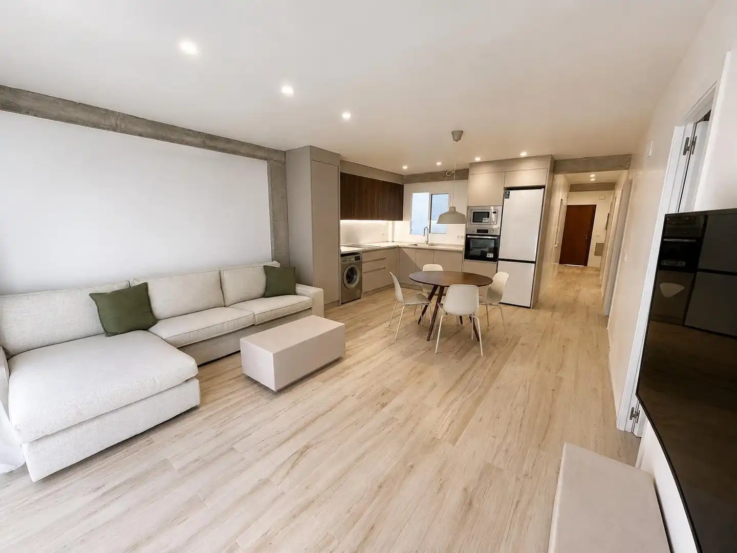 Wohnzimmer von Wohnung zur Miete in Valencia mit Klimaanlage, Heizung und Möbliert