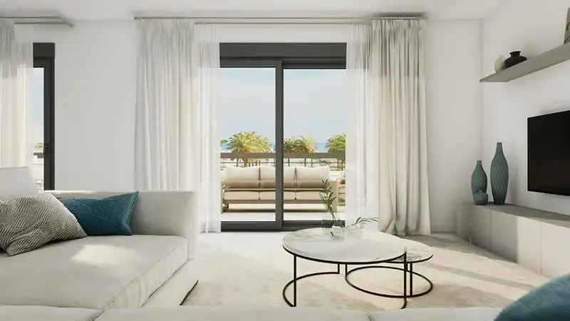 Bedroom of Flat for sale in Estepona  with Air Conditioner, Heating and Private garden