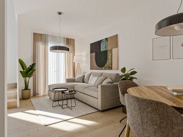Neubau-Erdgeschosswohnung mit Balkon zum Verkauf in Ronda de Saliente 36