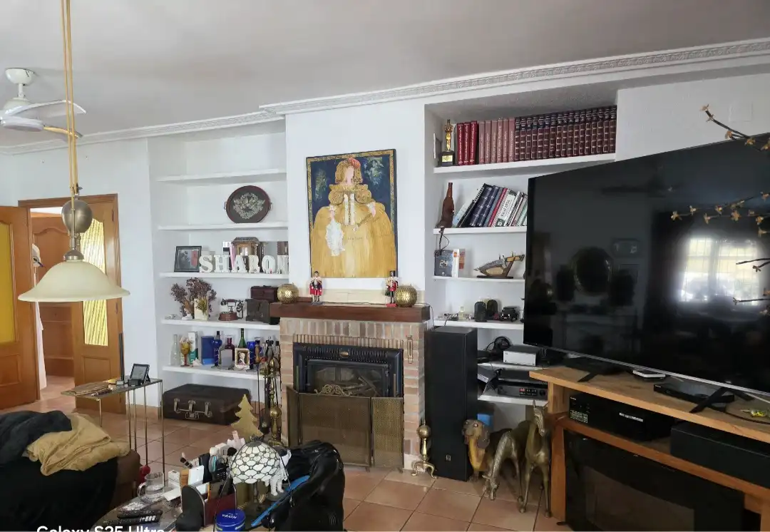 Living room of Houses for sale in Oropesa del Mar / Orpesa  with Air Conditioner, Terrace and Storage room