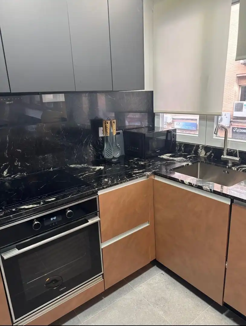 Kitchen of Flat for rent in Alicante / Alacant  with Air Conditioner, Heating and Furnished