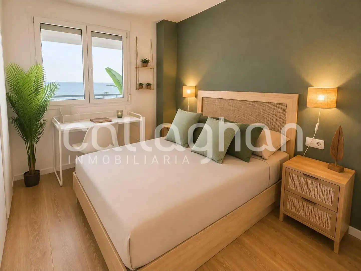 Bedroom of Flat for rent in Benicasim / Benicàssim  with Air Conditioner, Heating and Terrace