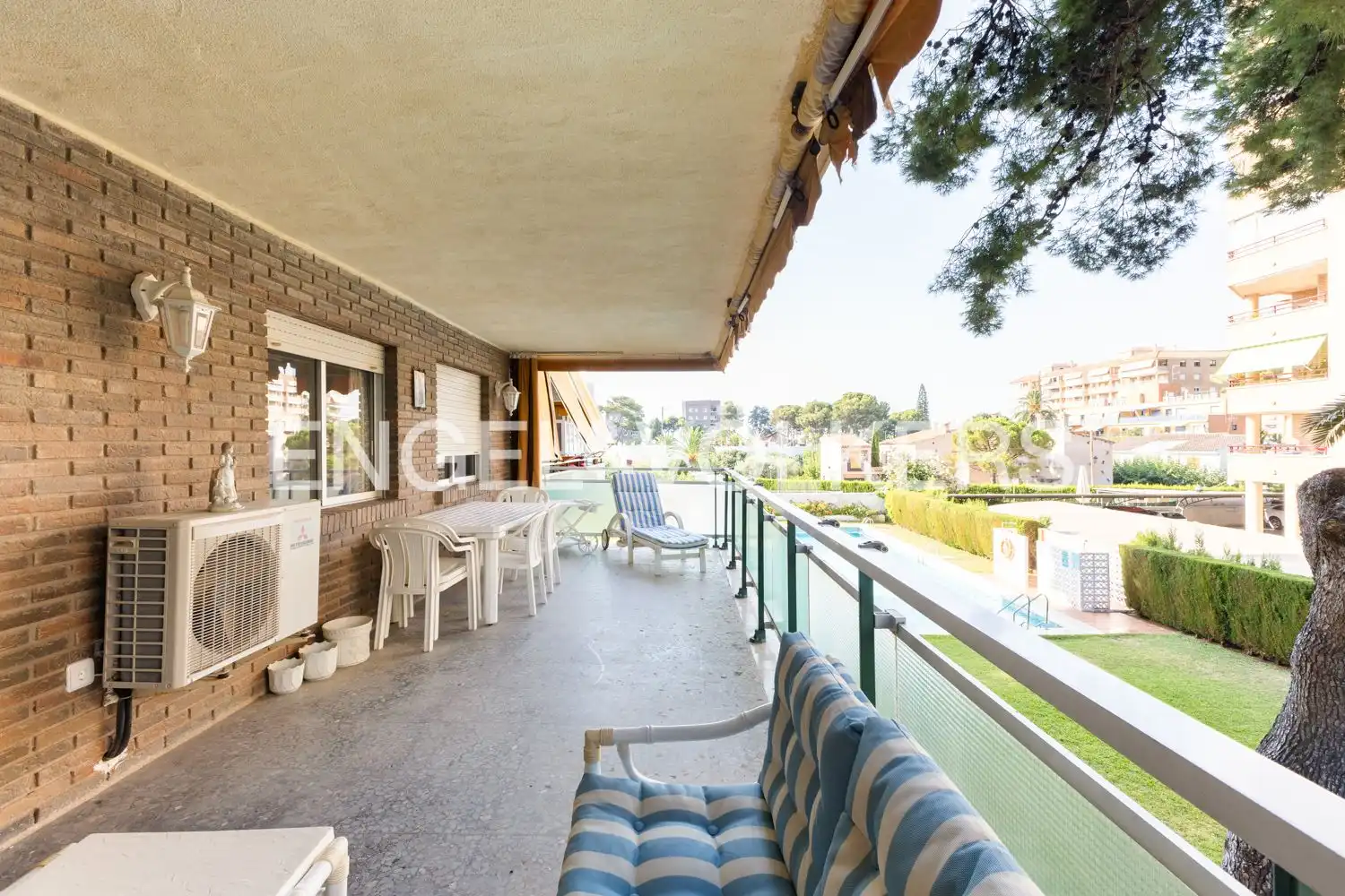 Terraza de Piso en venta en Benicasim / Benicàssim con Calefacción, Jardín privado y Terraza