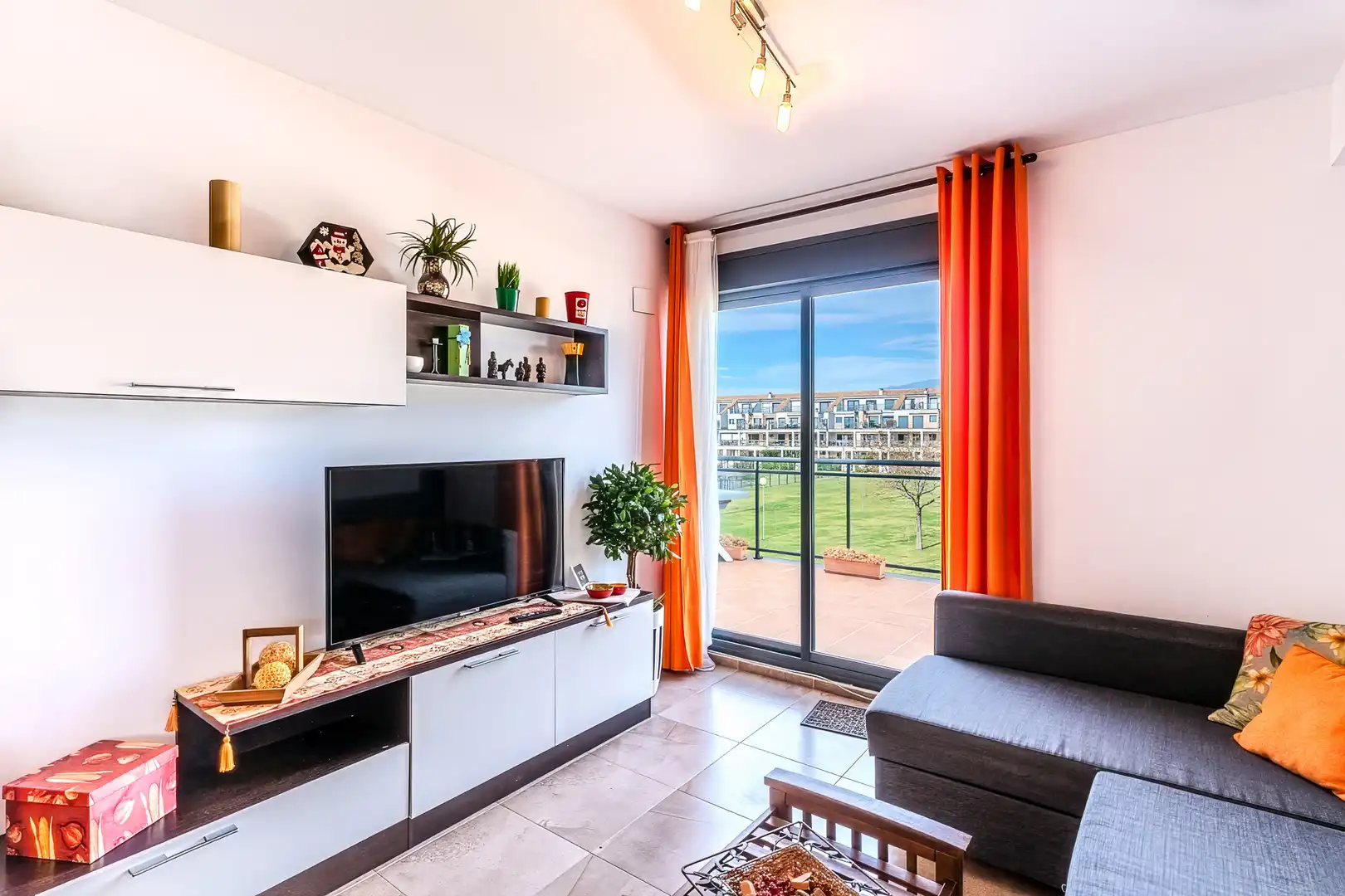 Living room of Duplexes for sale in San Jorge / Sant Jordi  with Air Conditioner, Heating and Terrace