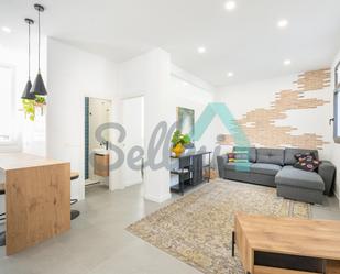 Sala d'estar de Dúplex de lloguer en Gijón  amb Calefacció i Moblat