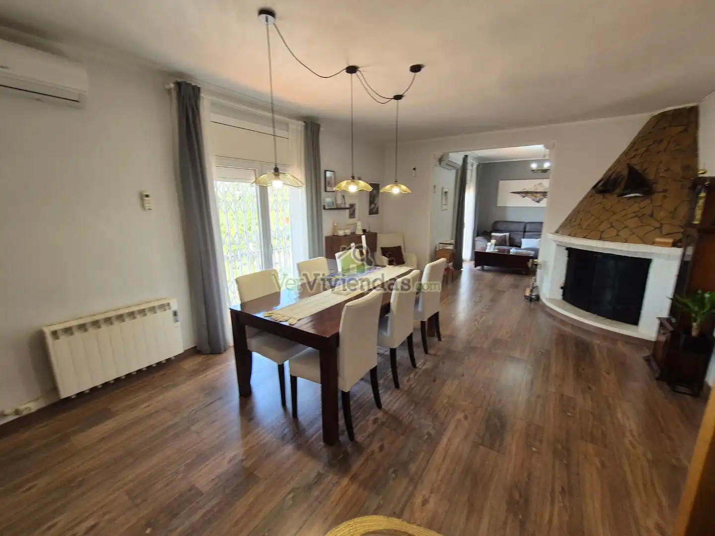 Comedor de Casa o chalet en venta en Olesa de Bonesvalls con Aire acondicionado, Calefacción y Jardín privado