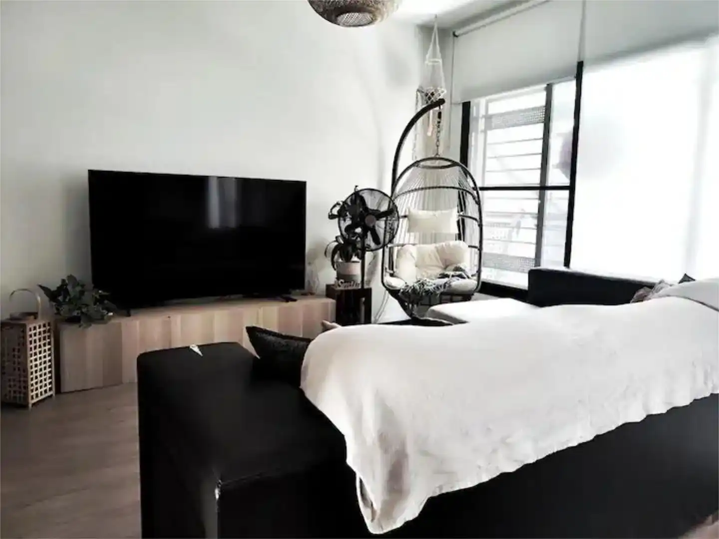 Wohnzimmer von Wohnung zur Miete in Málaga Capital mit Klimaanlage und Schwimmbad