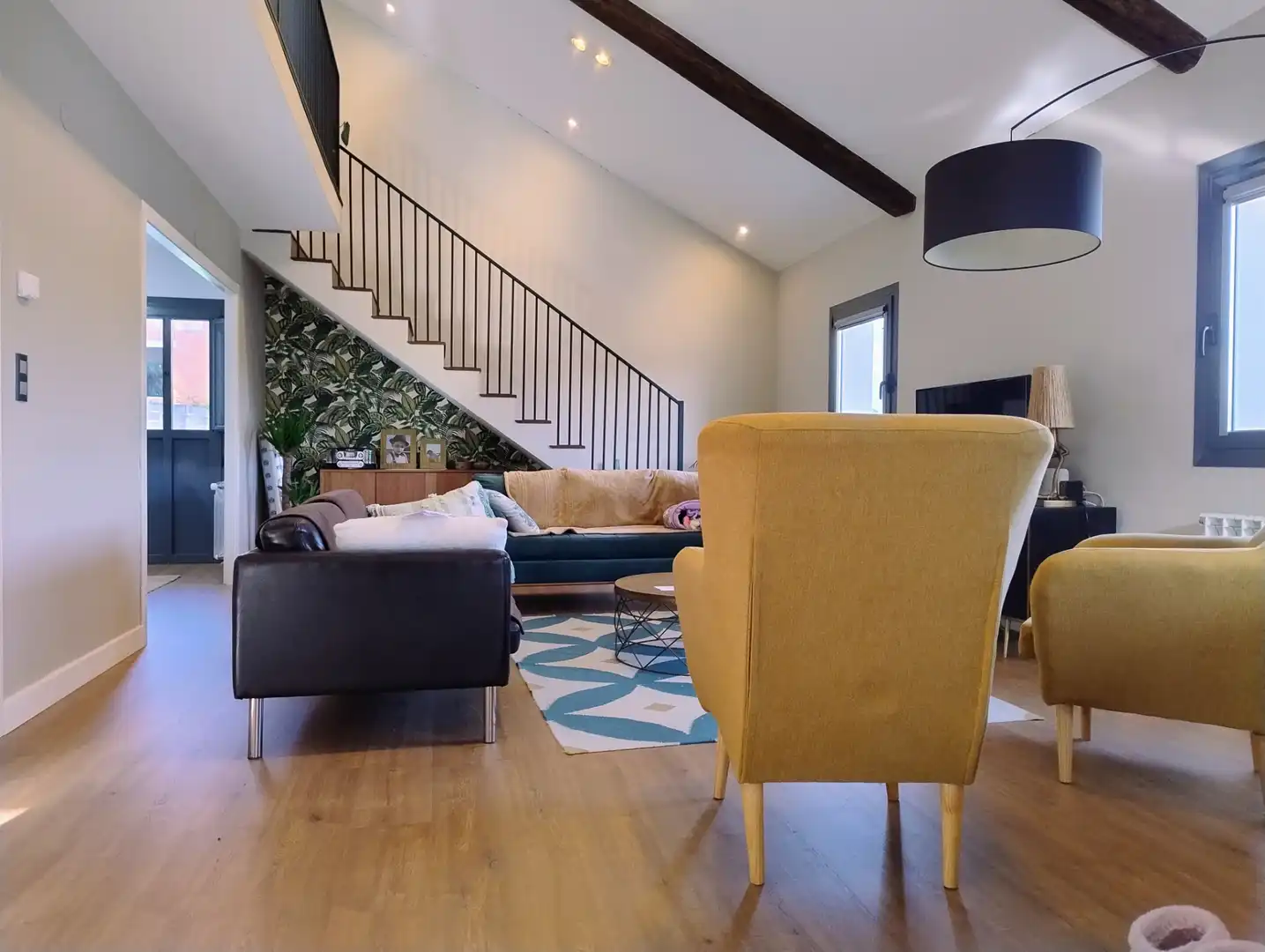 Sala de estar de Casa o chalet en venta en Begonte con Calefacción, Jardín privado y Parquet