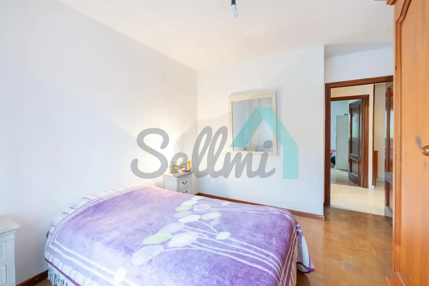 Schlafzimmer von Wohnung zum Verkauf in Lena mit Heizung, Parkett und Terrasse