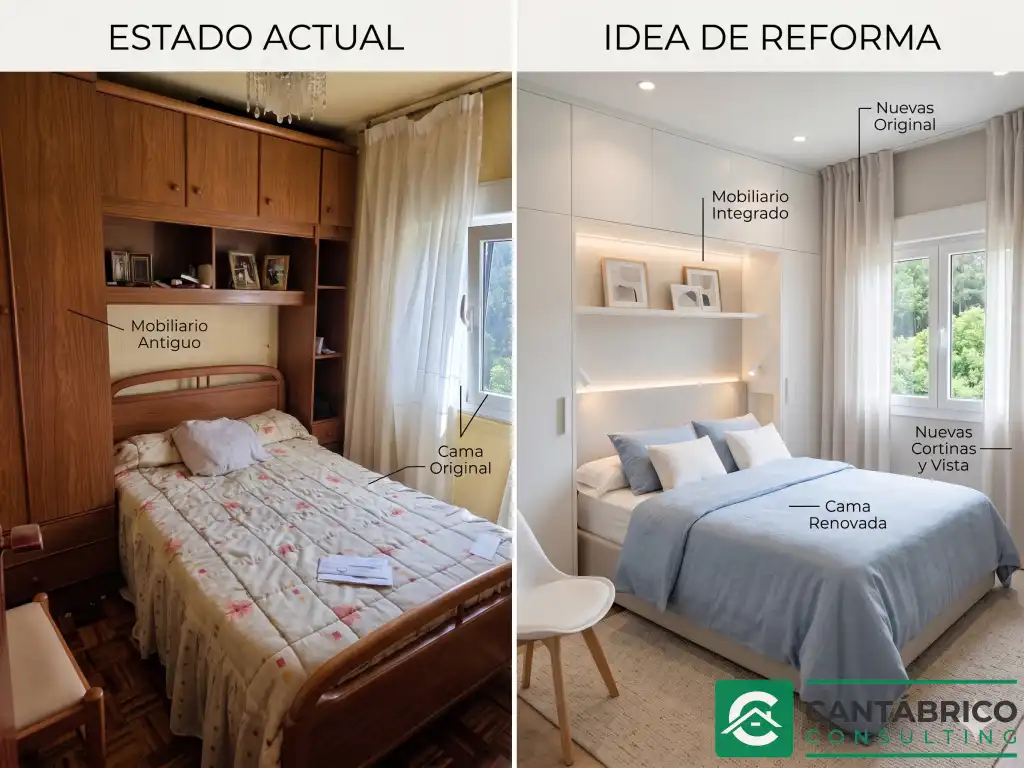 Dormitori de Casa o xalet en venda en Villayón amb Terrassa, Traster i Moblat