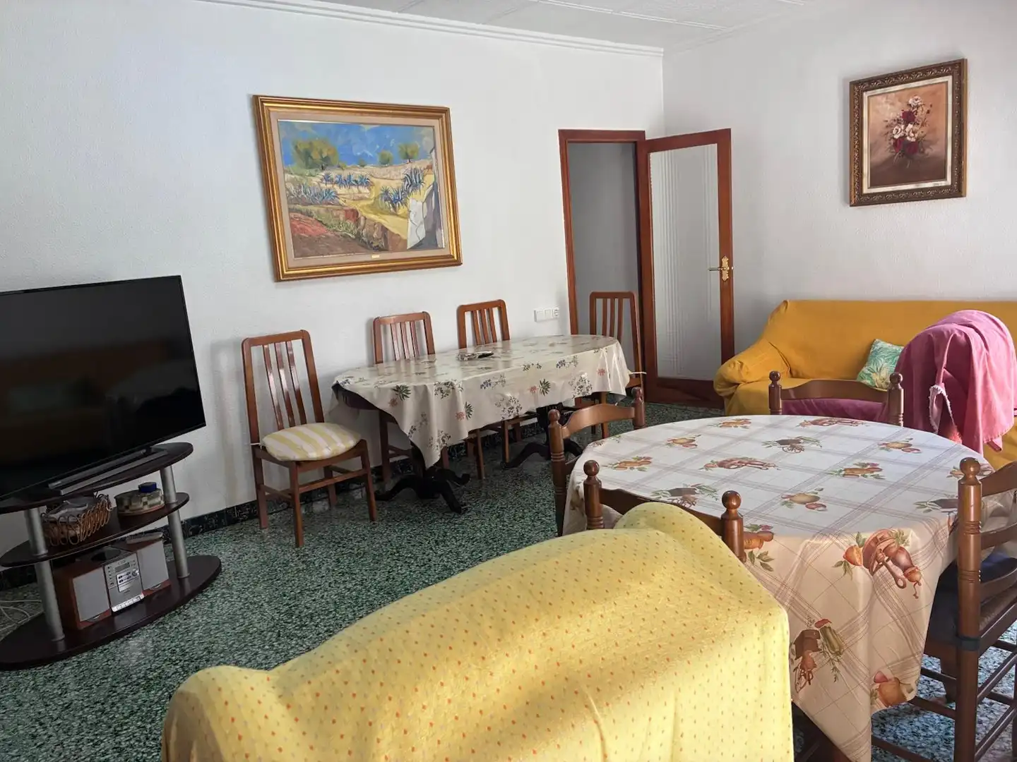 Living room of Flat for sale in Cullera  with Oven and Balcony