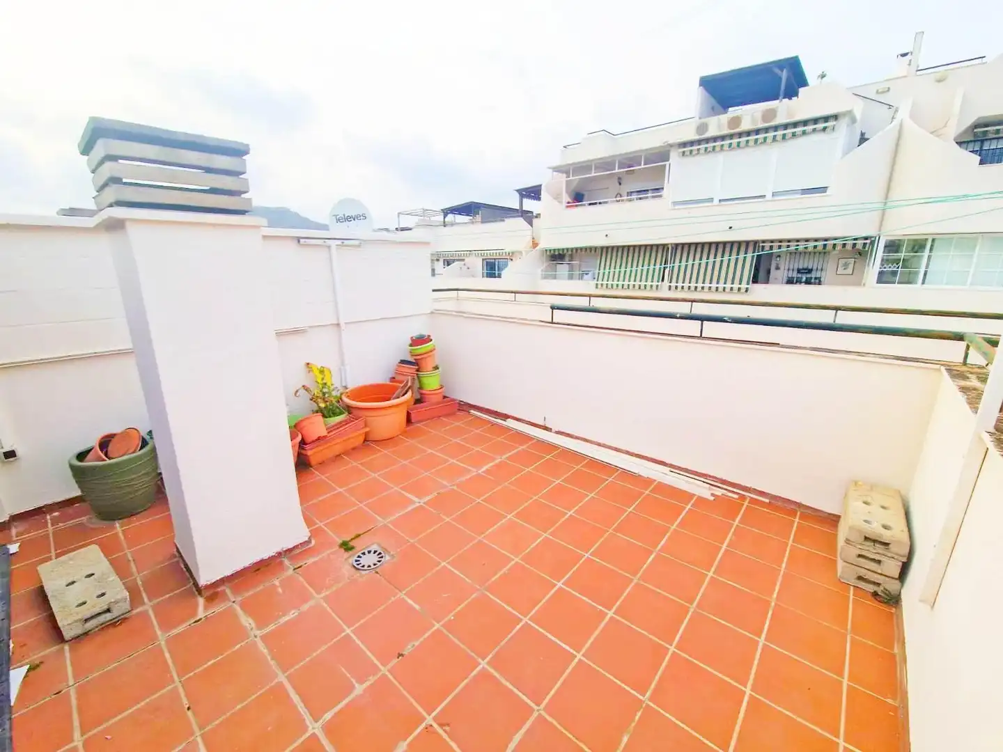 Terrace of Flat for sale in Rincón de la Victoria  with Air Conditioner, Heating and Private garden