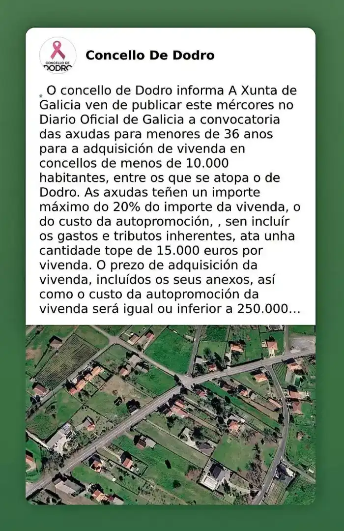 Casa adosada en venta en Dodro