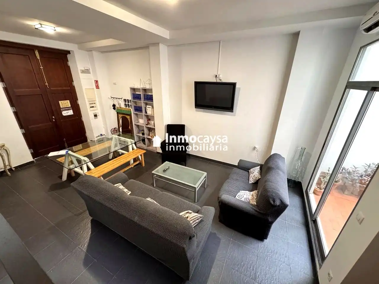 Sala d'estar de Casa o xalet en venda en Xàtiva amb Aire condicionat, Terrassa i Balcó