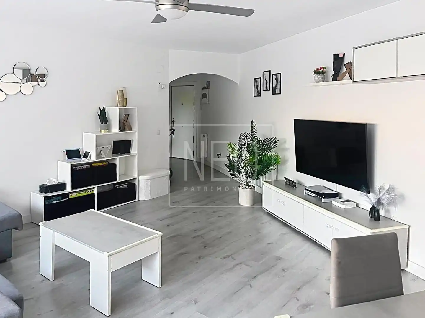 Sala d'estar de Pis en venda en Torrejón de Ardoz amb Aire condicionat, Calefacció i Jardí privat